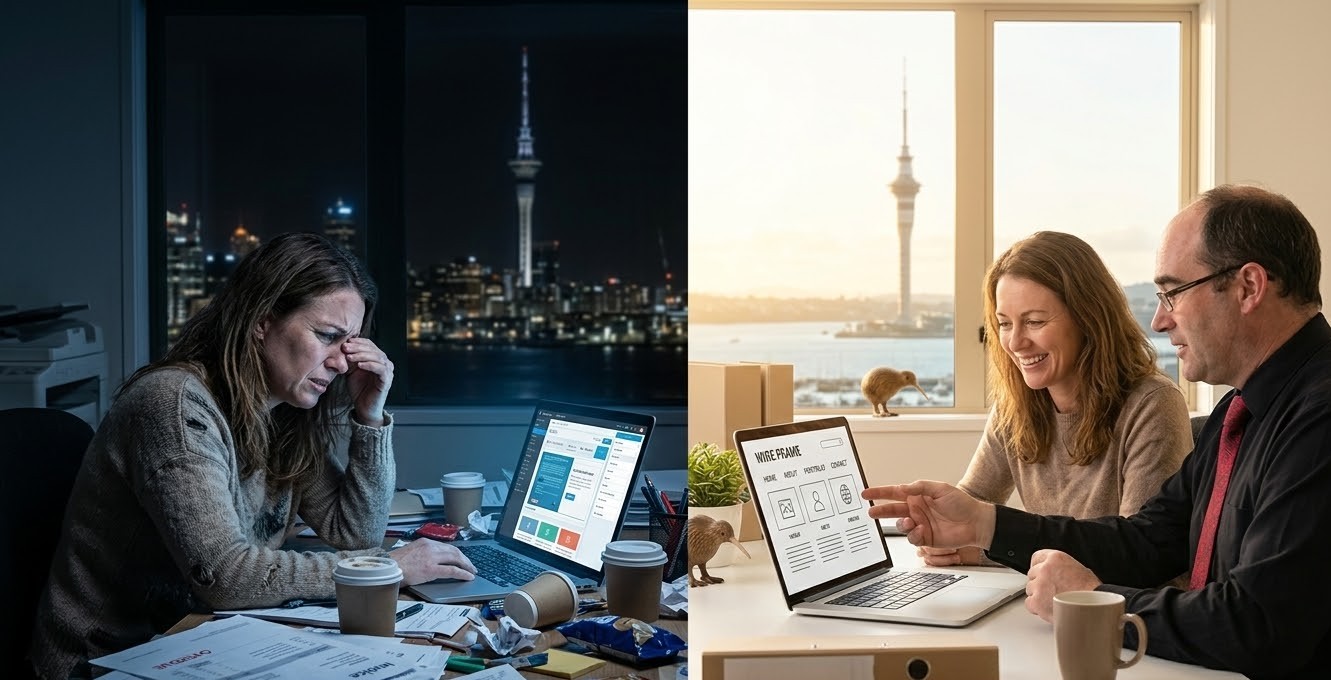 Creative Startup NZ Website Design